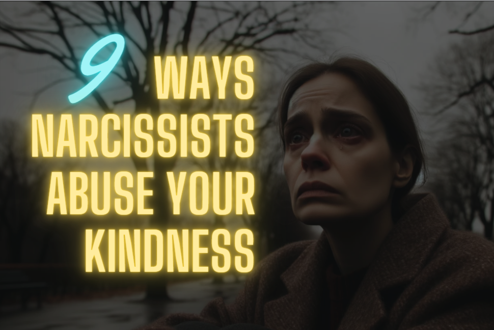 narcissists abuse your kindness